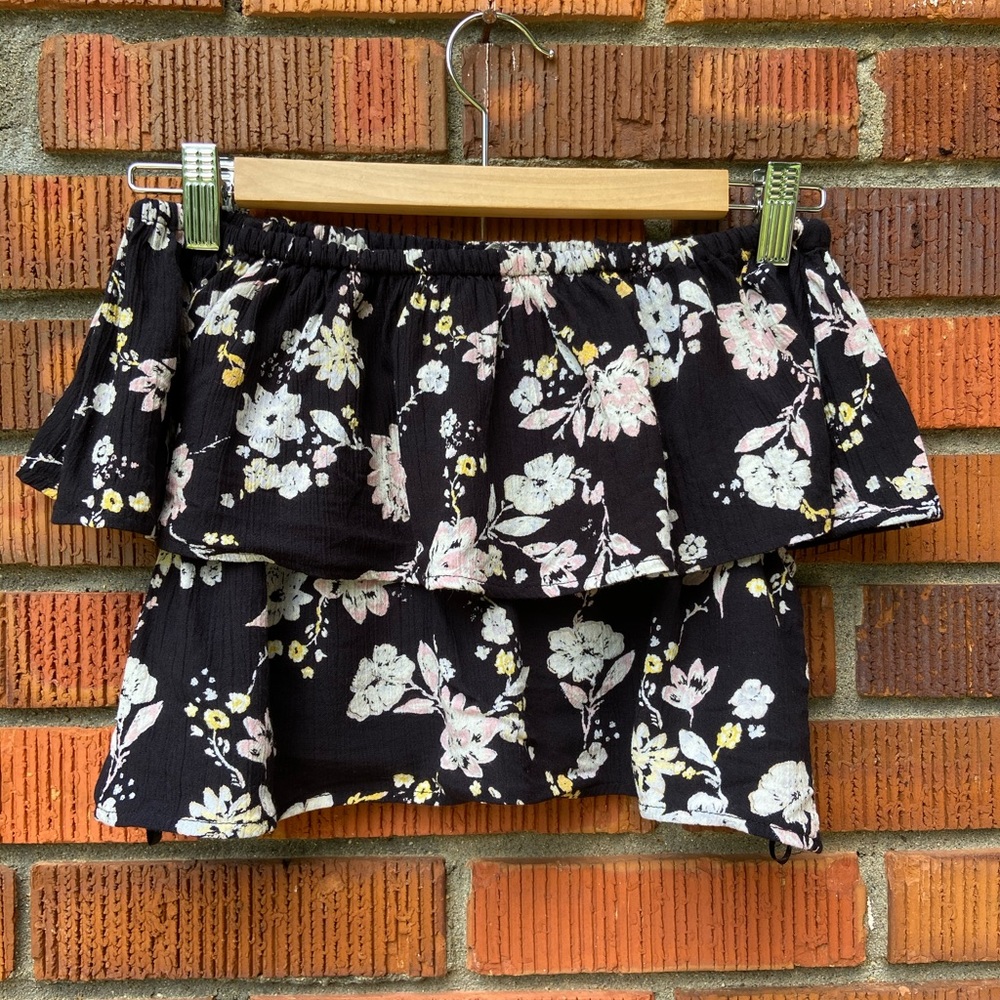 Billabong Off the Shoulder Crop Top